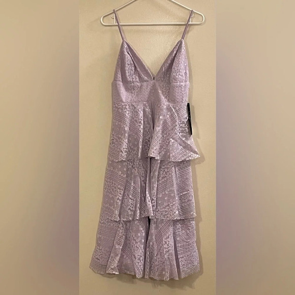 LULUS Endless Romance Ruffled Midi Dress in Lavender - Picture 5 of 8